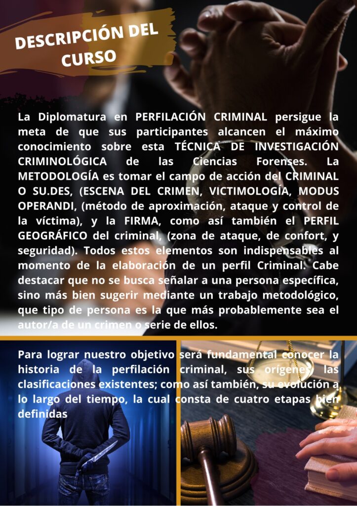 DIPLOMADO EN PERFILACIÓN CRIMINAL Onec Observatorio